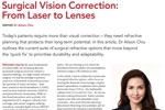 Surgical Vision Correction: From Laser to Lenses